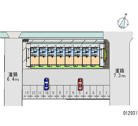 ★手数料０円★新発田市御幸町　月極駐車場（LP）